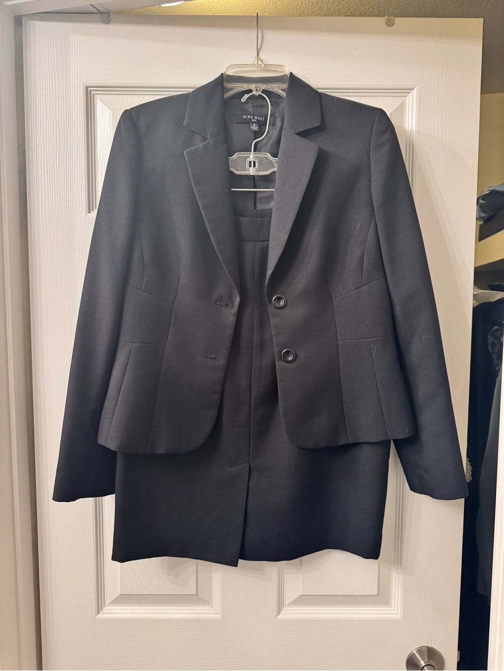 Nine West Black Women's Tailored Suit Set